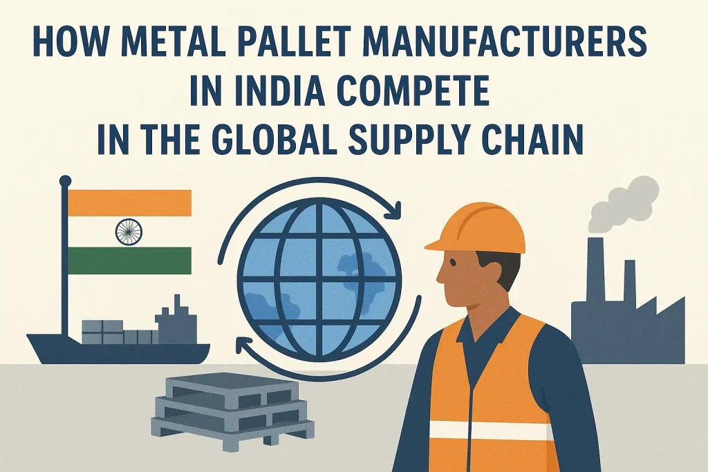 How Metal Pallet Manufacturers in India Compete in the Global Supply Chain