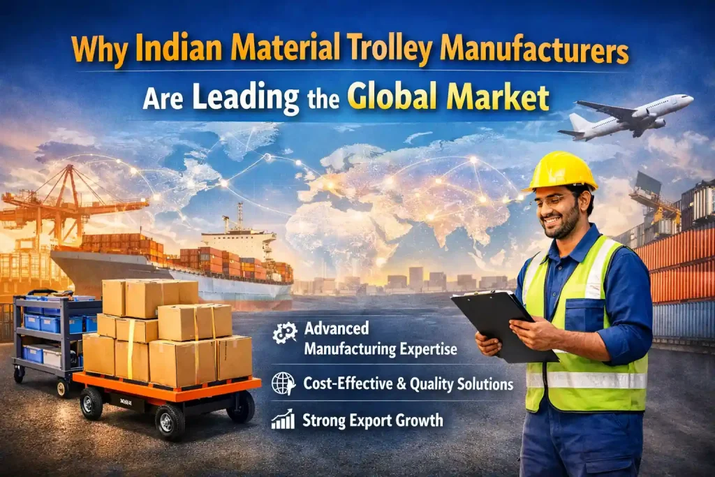 Why Indian Material Trolley Manufacturers Are Leading the Global Market