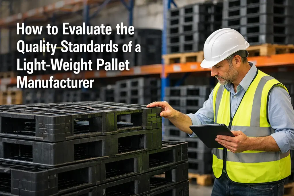 How to Evaluate the Quality Standards of a Light-Weight Pallet Manufacturer