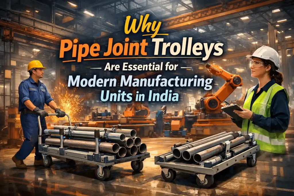 Why Pipe Joint Trolleys Are Essential for Modern Manufacturing Units in India