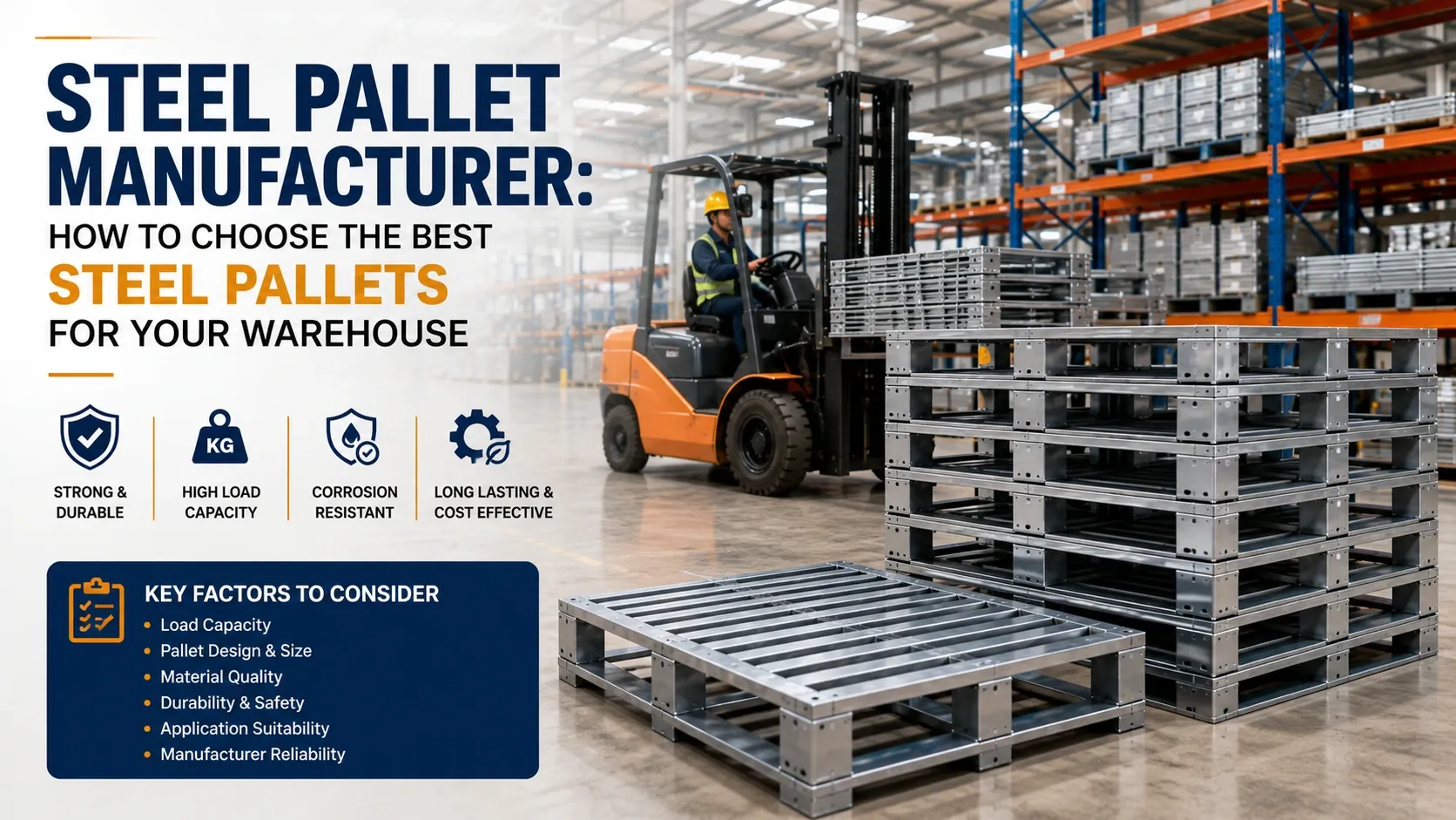 STEEL PALLET MANUFACTURER