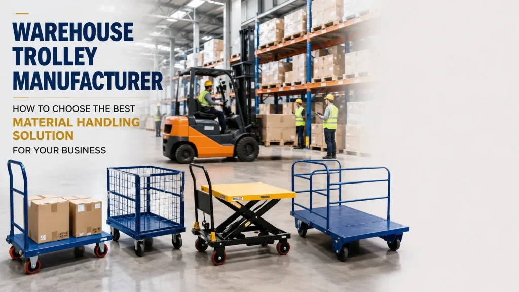 Warehouse Trolley Manufacturer: How to Choose the Best Material Handling Solution for Your Business
