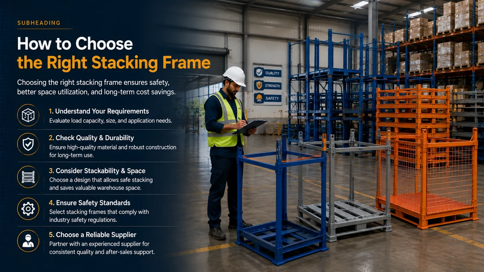 How to Choose the Right Stacking Frame