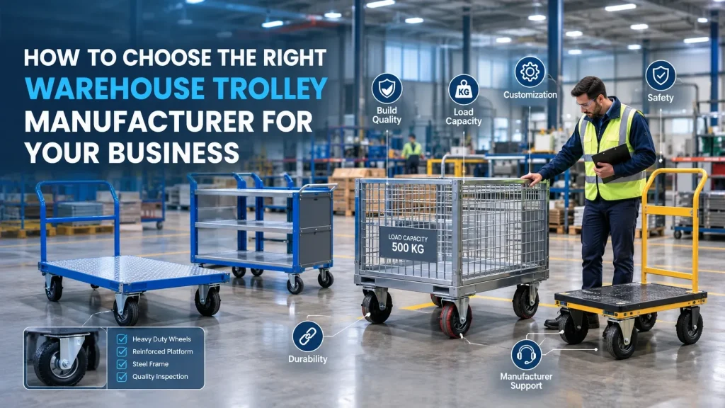 How to Choose the Right Warehouse Trolley Manufacturer for Your Business
